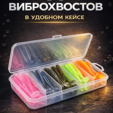 Силиконовые приманки набор 50 шт для джига на щуку